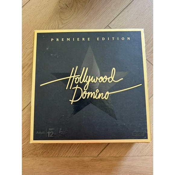 Parker Brothers Other - Vintage Parker Brothers Hollywood Domino Premiere Edition Game‎ Set w/ Case